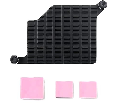 Elnwnnkc Dissipatore di calore per RPI 5 Dedicato Metallo Passivo Pad di Raffreddamento Dissipatore di Calore Pad Conduzione di Calore Raffred