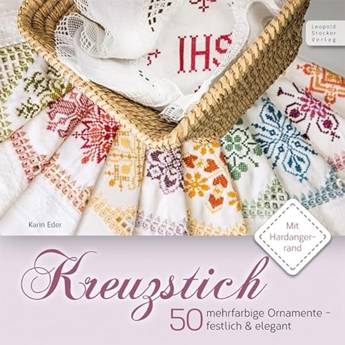 Kreuzstich: 50 mehrfarbige Ornamente - festlich & elegant