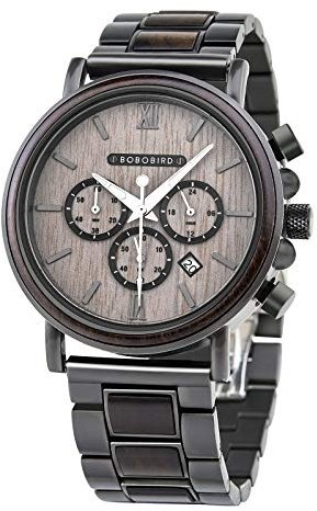 BOBO BIRD 2021 New Men's Wrist Watches Stylish Wood Watch Analog Quartz Casual Wooden Wrist Watch with Gift Box