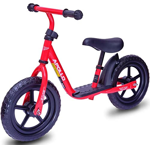 Apollo Draisienne Evolutive Aviator Vélo Enfant 30 cm, Aviator, Solide Confortable et Légère Draisienne Filles et Garçons, Rouge