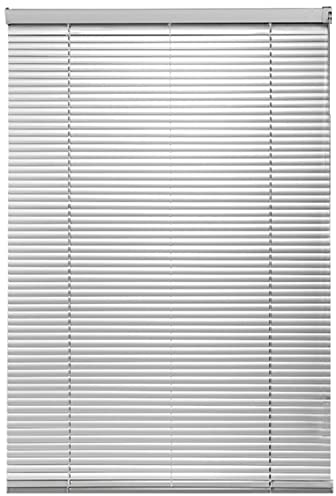 NIANXINN Alu-Jalousie,Silber Aluminium-Jalousie Jalousette,Tür Fenster Lamellenvorhang,Lamellen-Rollo Für Sicht- Und Sonnenschutz mit Wendestab,Inklusive Montagematerial (W160xH180cm(63x71in))