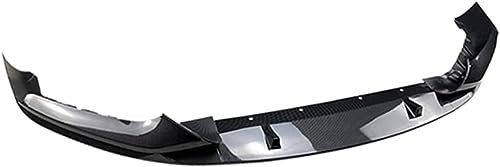 Auto Frontlippe Frontspoiler für BMW 5 Series G30 M-Tech Sport 2018-2020,Frontstoßstangen Lippenkörper Autoteile Autoantikollisionsschutz, A/Carbon Fiber