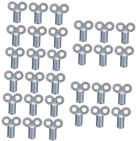 Hemobllo 30pcs Radiator Bleeding Keys Water Key for Radiators Square Socket Air Plumbing Tool