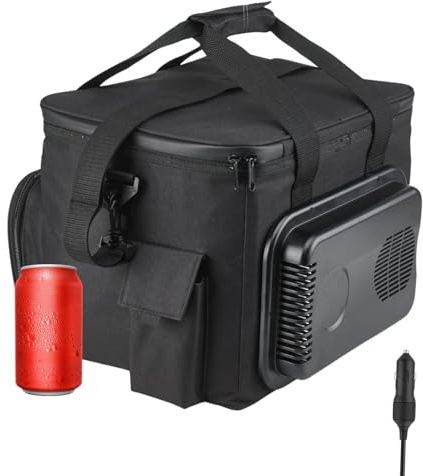 Shield Autocare © 15L Cool Bag 12V Insulated Electric Camping Picnic Food Mini Travel Storage Cooler Fridge