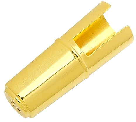 BESTonZON Metall-saxophonkappe Als Schutzhülle Saxophonmundstückkappe Aus Robustem Messing Saxophon Mundstück Kappe Für Schutz Vor Kratzern Und Stößen Saxophon Mundstück Kappe Leicht Zu Tran