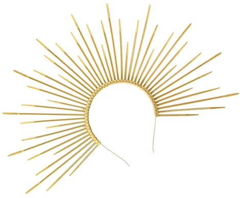Sonnengöttinnen Haarreif Braut Hochzeit Kopfbedeckung Elegant Zart Haarband für Damen und Mädchen