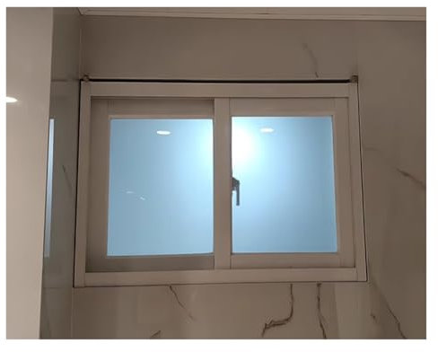 Schiebefenster Fenster Window Kellerfenster 120 110 100 90 80 70 60 50 40 cm extra breite kleine Fenster für Keller/Badezimmer/Küche/Garage, horizontales Schiebefenster für Schuppen mit Schloss & klar