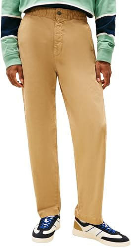 Tommy Jeans herr TJM Sonny Co twill chinos DM0DM22650 Chino, beige (mörk dyna), 34W/32L