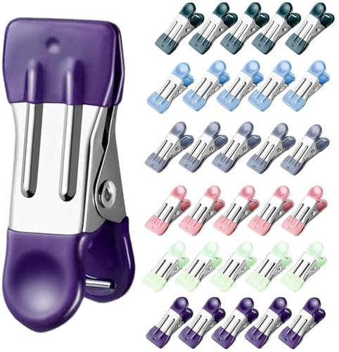 Clothes Pegs 30 Pack Heavy Duty, Pegs for Washing Line, Multipurpose Clips for Photos, Food Bags, and Home Organization