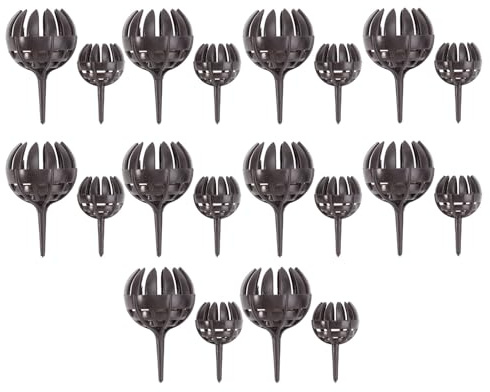GLEAVI Contenitore per Fertilizzanti in Plastica 20 Pezzi Set, Scatola di Stoccaggio e Regolatore di Fertilizzanti per Bonsai, Orchidee e Piante da Giardino, Accessorio Giardinaggio