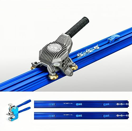 Tagliapiastrelle manuale da 2,2 m/3 m, grande formato, con ventose integrate, coltello a spinta per piastrelle, tagliapiastrelle di grande formato con taglio preciso e stabile