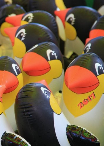 dicker TageBuch Kalender 2017 - Pinguine: 1 Tag = 1 DIN A4-Seite