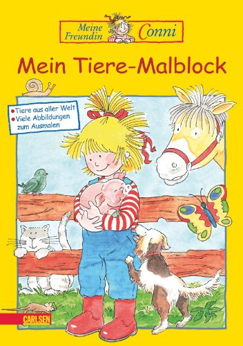 Conni Gelbe Reihe: Mein Tiere-Malblock