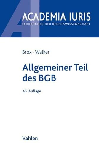 Allgemeiner Teil des BGB (Academia Iuris)