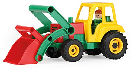 LENA Aktive Traktor mit Frontschaufel, Schaukarton, 04361