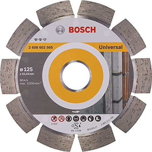 Bosch Accessories 2608602565 Disque à tronçonner diamanté expert for universal 125 x 22,23 x 2,2 x 12 mm