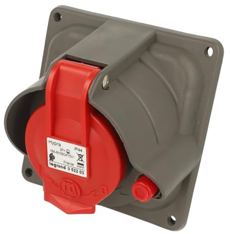 Prisinter fixe Hypra 16A - 3P+T - 380V~ à 415V~ - plastique - IP44/55
