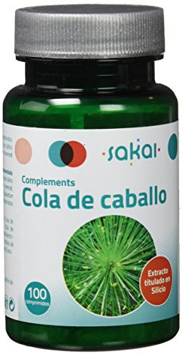Sakai – Cola de caballo Sin sabor en comprimidos (diurético natural, remineralizador, fuente natural de silicio orgánico)