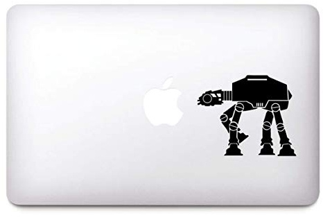 decorsfuk.co Star wars robot laptop sticker - black vinyl laptop artwork laptop design