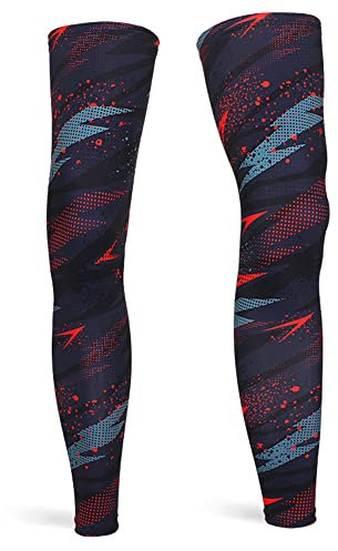 DETUCK Unisex Fahrrad-Beinlinge, Sommer Leg Warmer Sport Kompression Sonnenschutz UV-Schutz Leg Sleeves