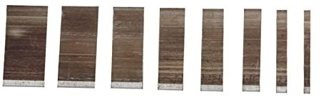 barenx Juego de 8 troqueles de cuero de acero, cortador plano hecho a mano, molde de corte de perforación, juego de formas para perforar en relieve, bolsa de manualidades de cuero