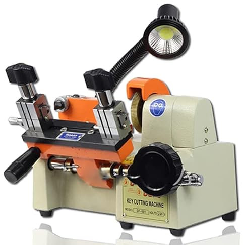 Car Key Copy Machine - 110V/220V Hand-Driven/Automatic Cutter, Duplicate Cutting Tool for Motorcycle, Electric Car & Door Lock Keys - Securely Duplicates Keys!