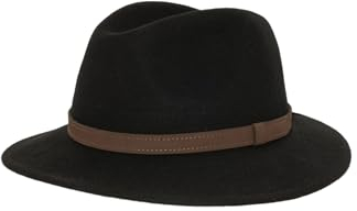 Faustmann Traditionell herrhatt 43200-1866, svart, 55 cm