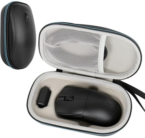 Hartschalen-Schutzhülle für Razer Viper V3 Pro/Logitechs G Pro X, superleichte kabellose Gaming-Maus und Zubehör, Maus, Reise-Schutzhülle mit Tragegurt, stoßfest und sturzsicher