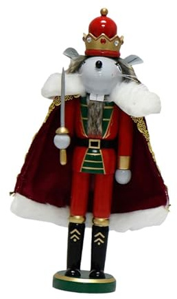 Cascanueces de Navidad, Figura de Cascanueces Ratón, Escultura Coleccionable, artesanía, Adorno navideño para el hogar, Festival, Vacaciones