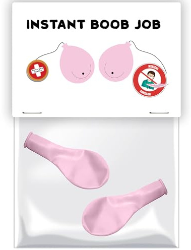 Funny Joke Gifts- For her- Easter Day- Gag Gifts- Rude Hilarious Joke Presents for Men & Women - Novelty for Birthday, Great for Stocking Filler (Instant Boob Job)- Easter