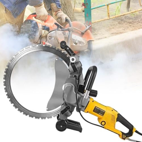 vnmudzeo Commercial Stone Cutting Device 8000 W,for Old House Renovation, Door and Glass Cutting,Φ29 cm/Φ39 cm Handheld Electric Circular Saw 2200 Rpm,39cm