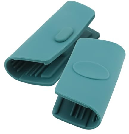Funda para Mango de Sartén de Hierro Fundido | 1 Par De Fundas Protectoras De Silicona Para Asas,Accesorio Cocina Utensilios para Freír Sartén Grill Estufa Horno Microondas