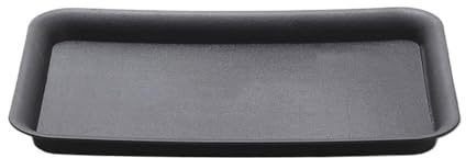 FAJNUZI2024 Estanteria Plantas Palet rectangular for jardinera sin ruedas, base de plástico negro for bonsái Soporte para plantas(Pequeño)