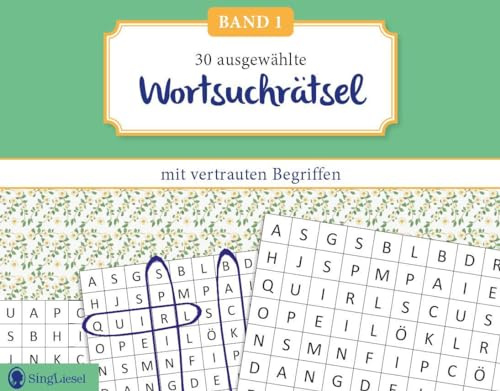 Wortsuchrätsel für Senioren mit vertrauten Begriffen. Rätselspaß, Beschäftigung und Gedächtnistraining für Senioren. Auch mit Demenz. Großdruck: ... ... Wortsuchrätsel, Sudoku, u.v.m.)