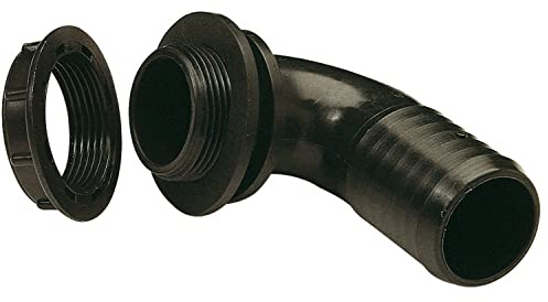 Raccord coudé de réservoirs pour tuyau diam. 40 mm