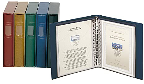 Lindner 1130 - S Set: FDC-Album CLASSIC mit Kassette-schwarz