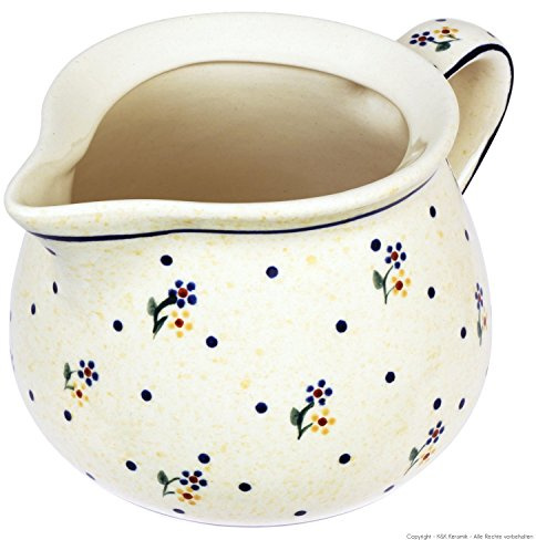 Original Bunzlauer Keramik Milchkanne V = 1,0 Liter im Dekor 111