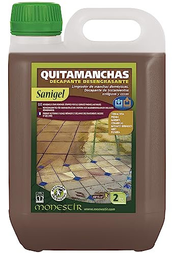 Monestir 2L Sanigel nettoyant dégraissant et décapant de sols
