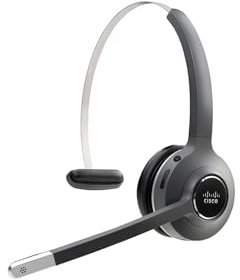 Casque Cisco 561, Casque de télécommunications sans Fil numérique Supra-auriculaire avec Un écouteur, Finition Anthracite, Garantie limitée d'un an (CP-HS-WL-561-S-EU) Charbon