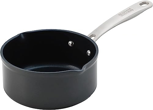 KUHN RIKON Easy Pro Milchtopf mit Antihaftbeschichtung, 16 cm, Aluminium