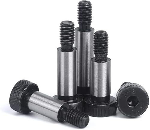 Schulter Lagerbolzen Welle, hex hex hexagon socket M5 M6 M8 M10 M12 M16 Sechskantschraube Schaft 12,9 Kopf Schulter Rollenlager Schraubenbolzen (Farbe: 35 mm (2 Stück), Größe: M8 Schulterdurchmesser 1