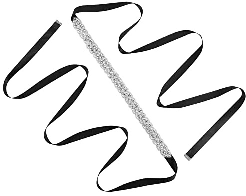 JasGood Strass Hochzeitsgürtel, Kristall Brautgürtel für Brautjungfern kleider, Abschlussball, Abendkleider, Party kleider