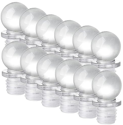 FRCOLOR 20pièces Capsules Décoratives Verre Pour Bouteilles De Couvercles Pratiques Pour Flacons De Parfum Et Huiles Aromatiques