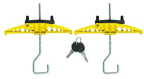 Axenture Lockable Ladder Clamp Designed for Roof Rack Cross Bar Placement