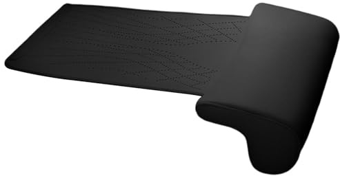 Car Seat Extender Leg Support - Leather Car Seat Extension Cushion - Anti-Slip Leg Rest Mat, Extended Auto Seat Cushion, Seat Leg Support Pad, Leg Support Pillow for Driving