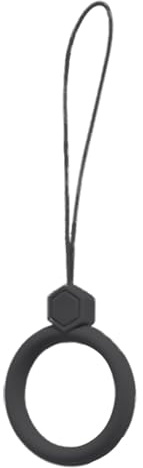 Dragonne pour doigt – Petit anneau de lanière de doigt | Anneau en silicone anti-chute pour téléphone portable | Sangle de support de téléphone sécurisée