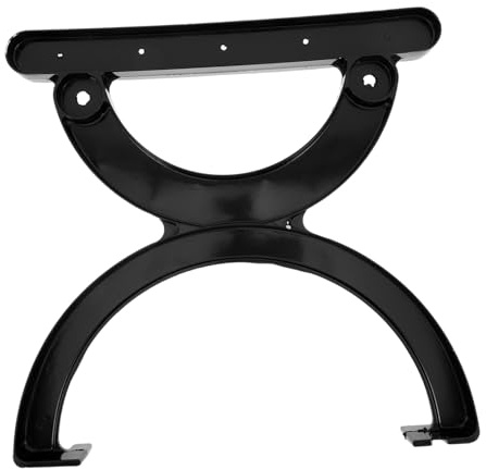 UKCOCO Panca all'aperto Piedi bar della sedia Sostituzione delle gambe del parco parti delle gambe da banco Accessori per sedie fai -da -te ferro da stiro Black
