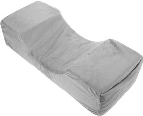 Almohada Extensión de Pestañas Soporte Cervical Ergonómico | Esponja y Poliéster, Bolsillo Lateral para Útiles, Uso en Salones Casa, para Artistas Profesionales