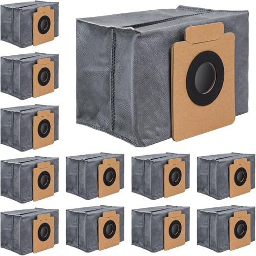 Set Of 12 Practical Bag Easy Installation Vacuum Cleaners Nonwovens Collection For Allergy Sufferers Office Vacuum Supplies