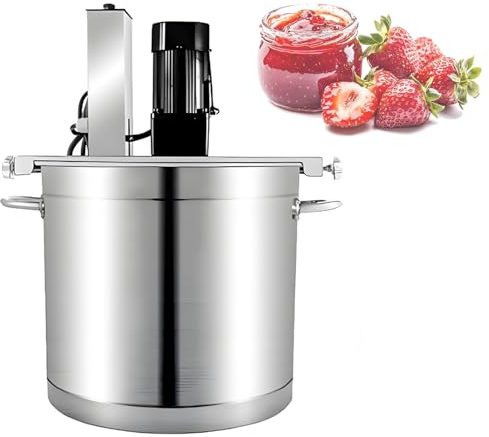 Miscelatore automatico per alimenti, frullatore elettrico per marmellate e salse, macchina per friggere e mescolare zuppe in pentola calda con velocità regolabile, 4 lame